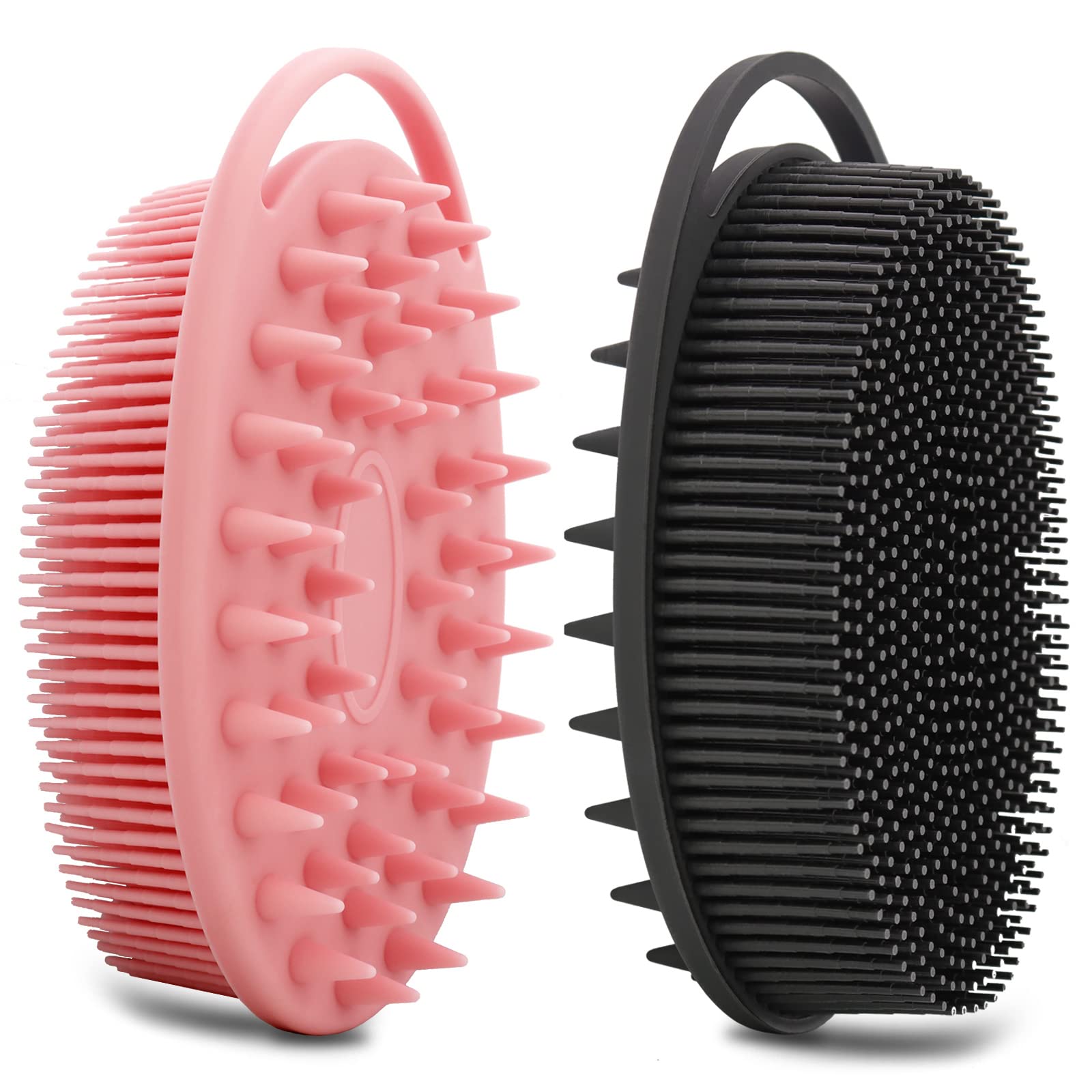 Gentle Dual-Action Silicone Body Scrubber