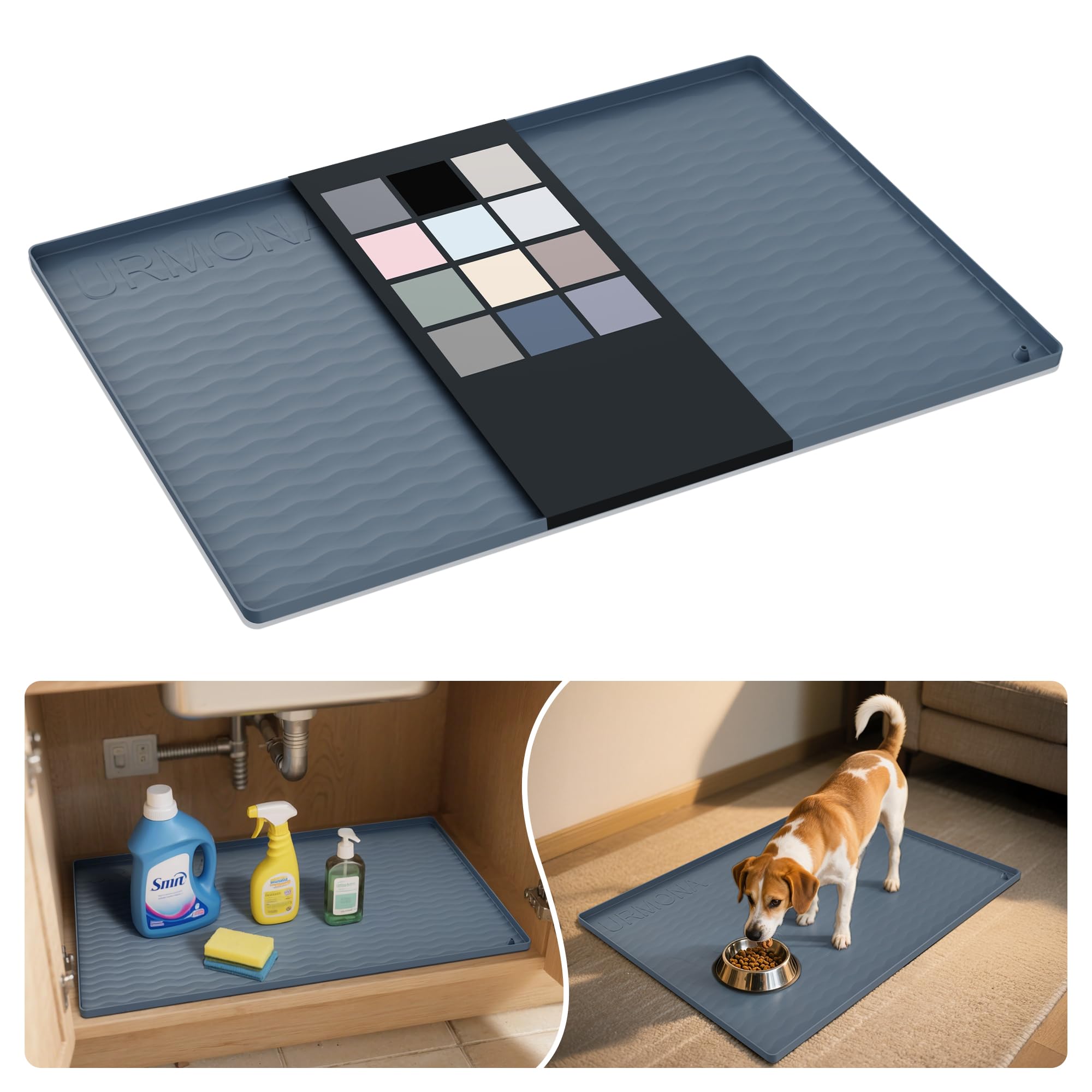 Elegant Silicone Under-Sink Cabinet Liner