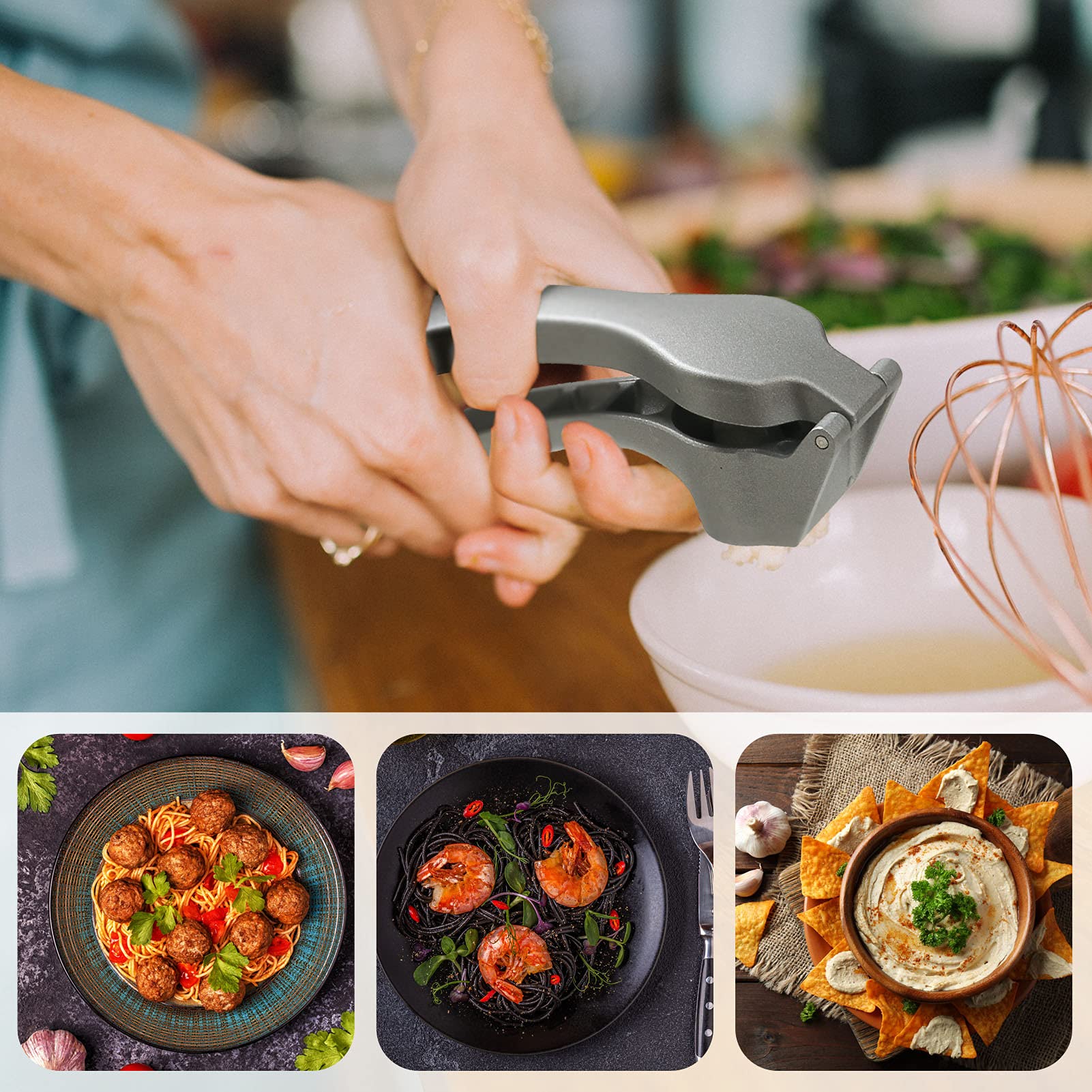 Effortless Garlic & Ginger Press