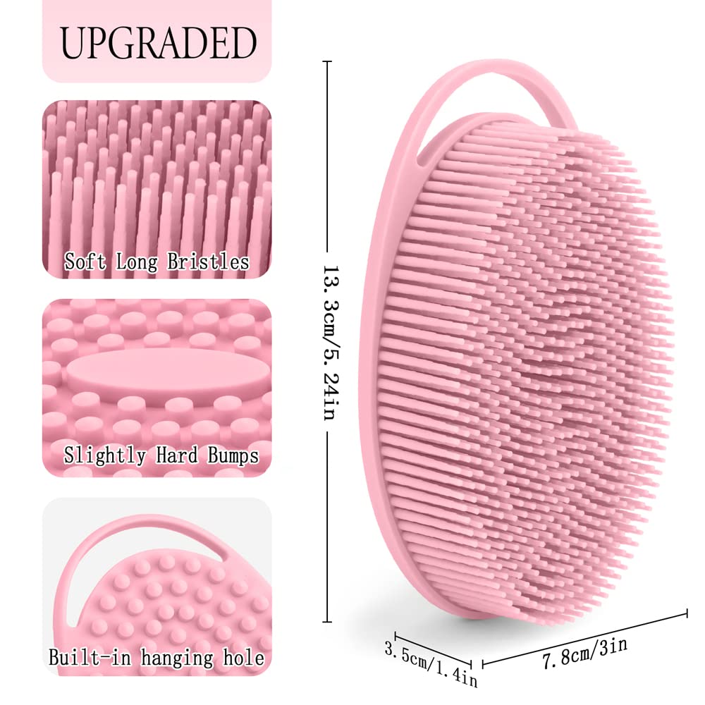 Dual-Sided Silicone Exfoliating Scrubber