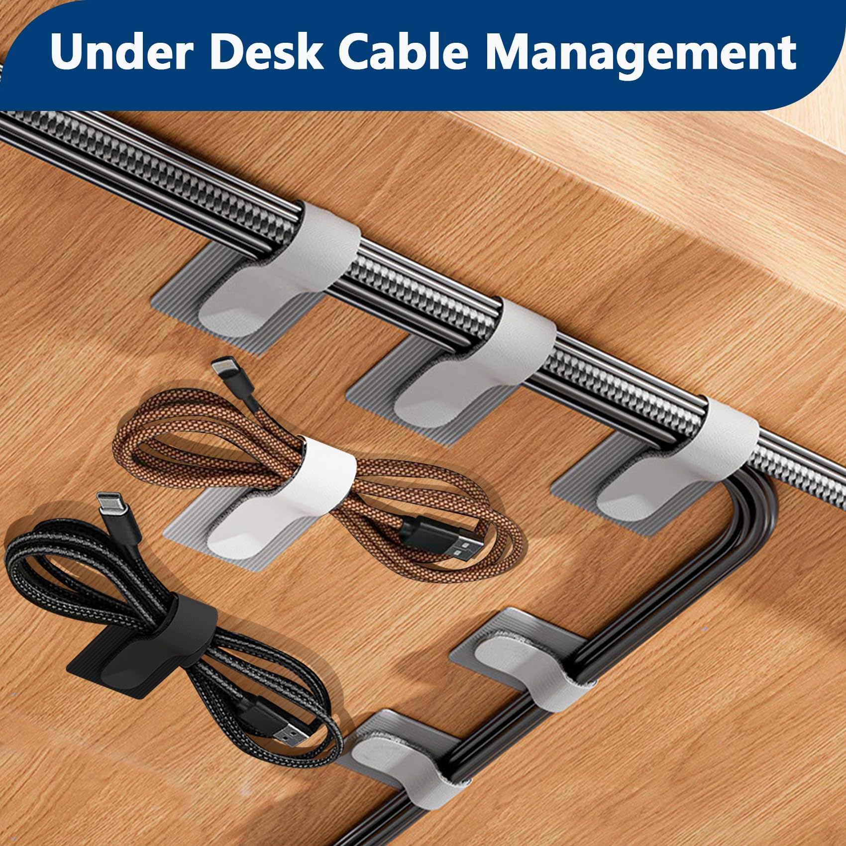 Self-Adhesive Hook & Loop Cable Ties