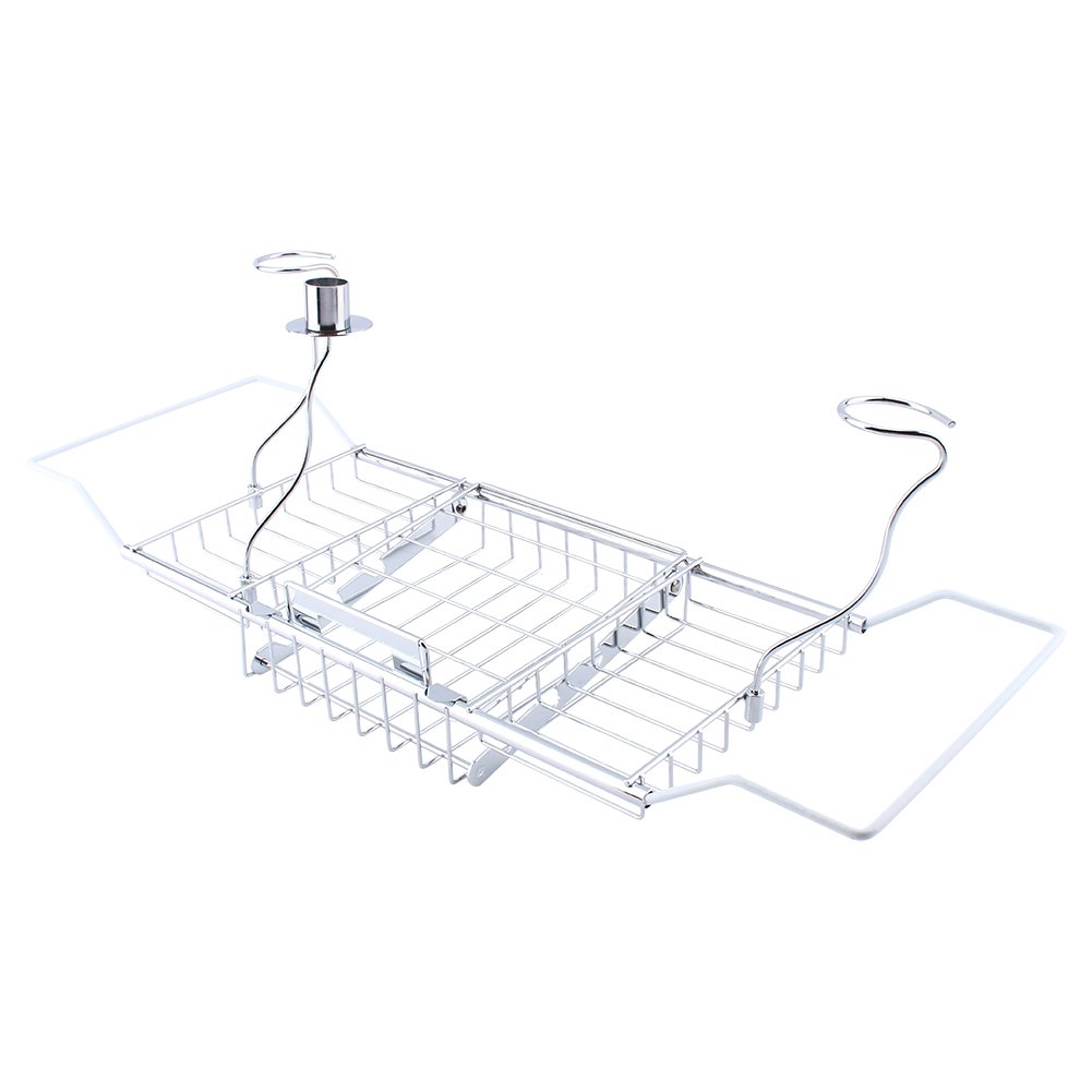 Expandable Stainless Steel Bathtub Caddy