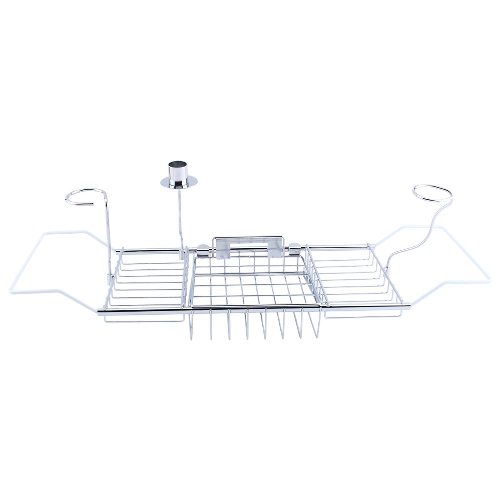 Expandable Stainless Steel Bathtub Caddy