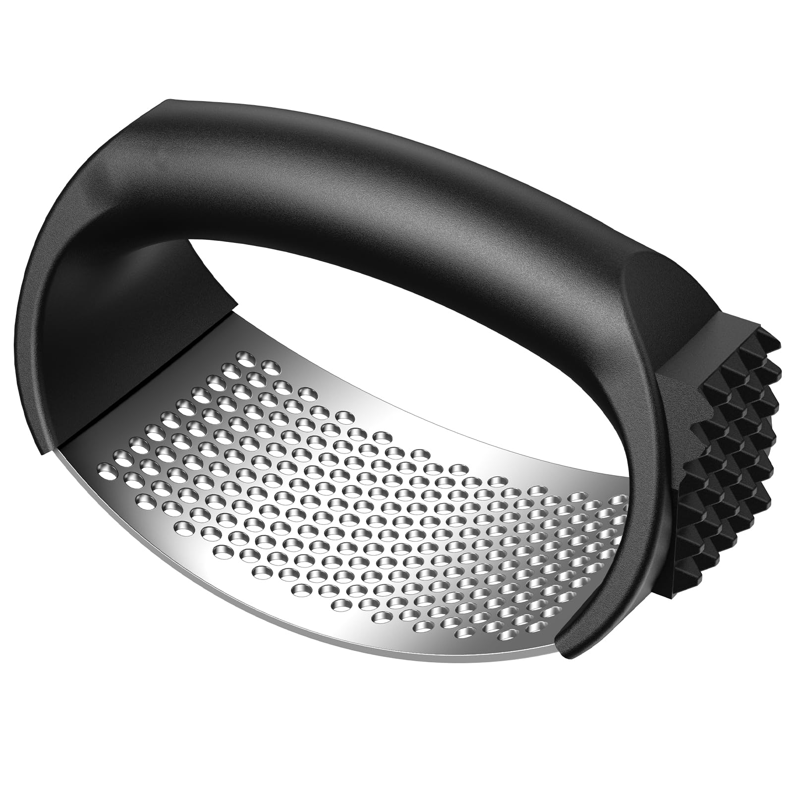 Stainless Steel Garlic Rocker with Ergonomic Handle