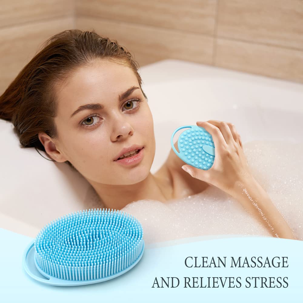 Dual-Sided Silicone Exfoliating Scrubber