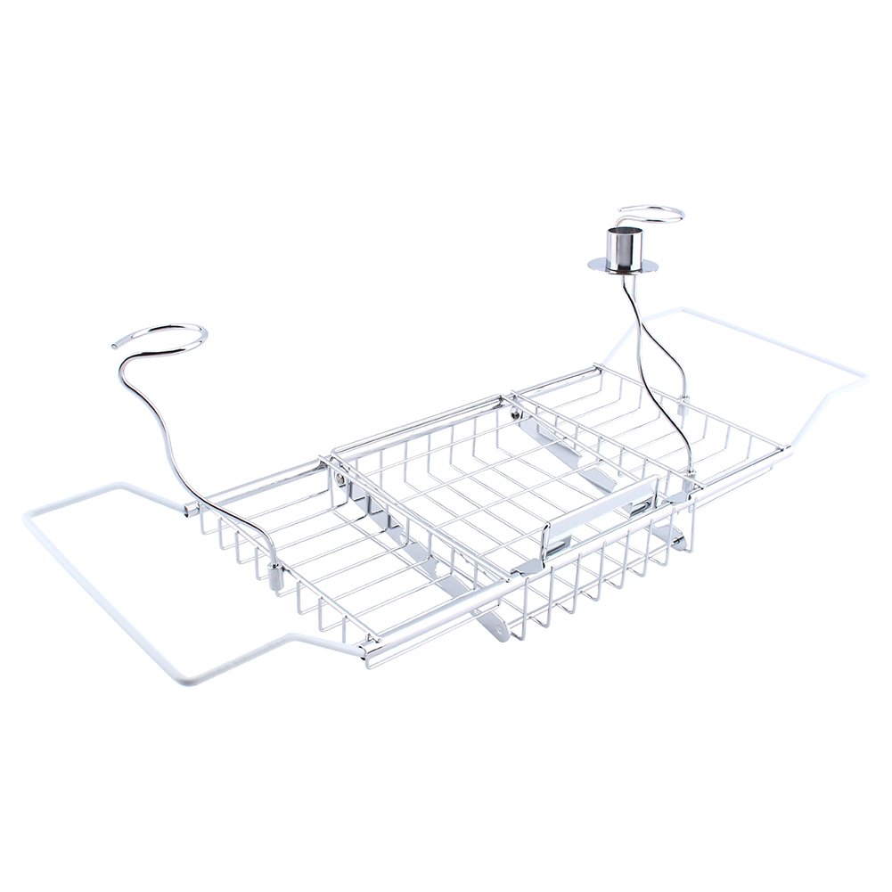 Expandable Stainless Steel Bathtub Caddy