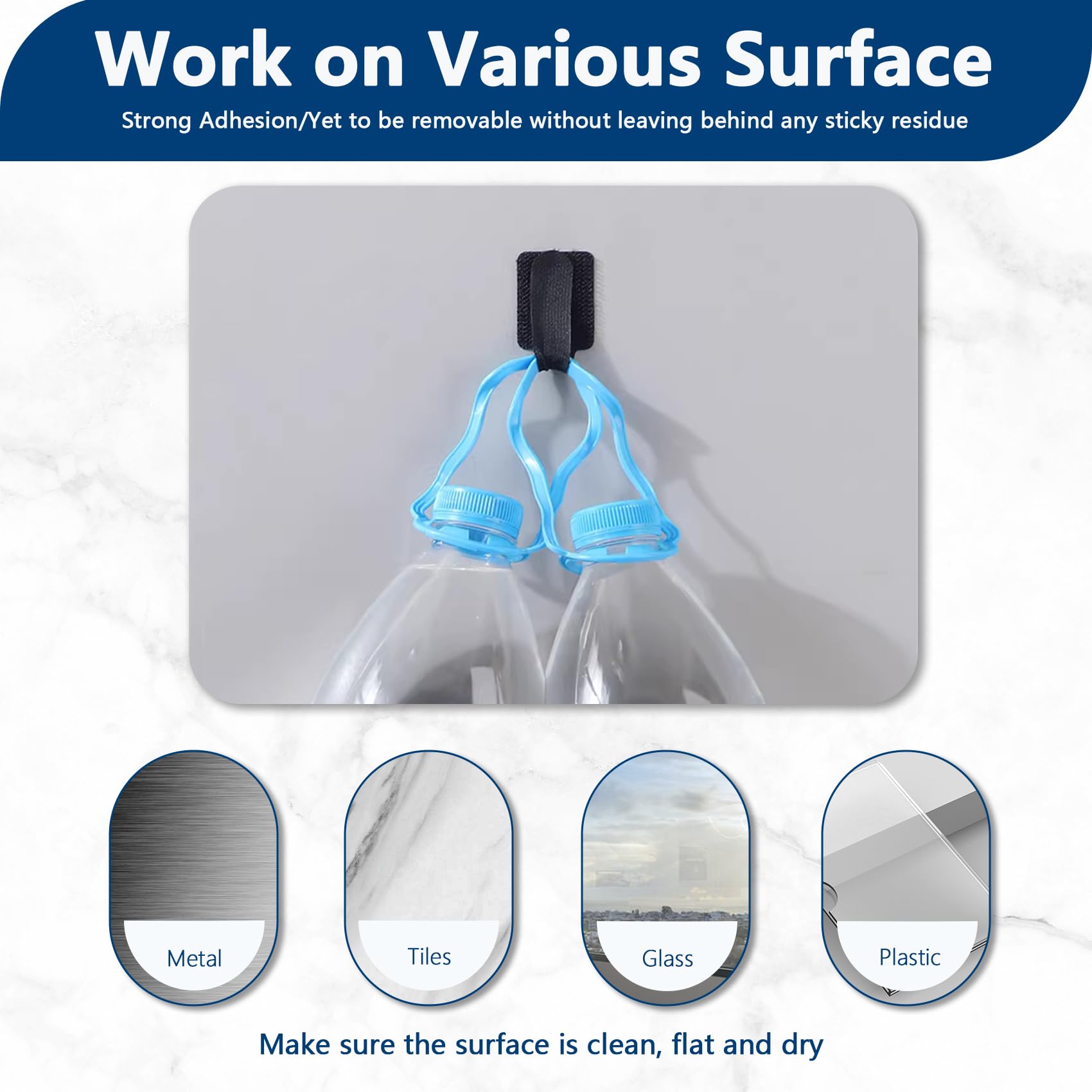Self-Adhesive Hook & Loop Cable Ties