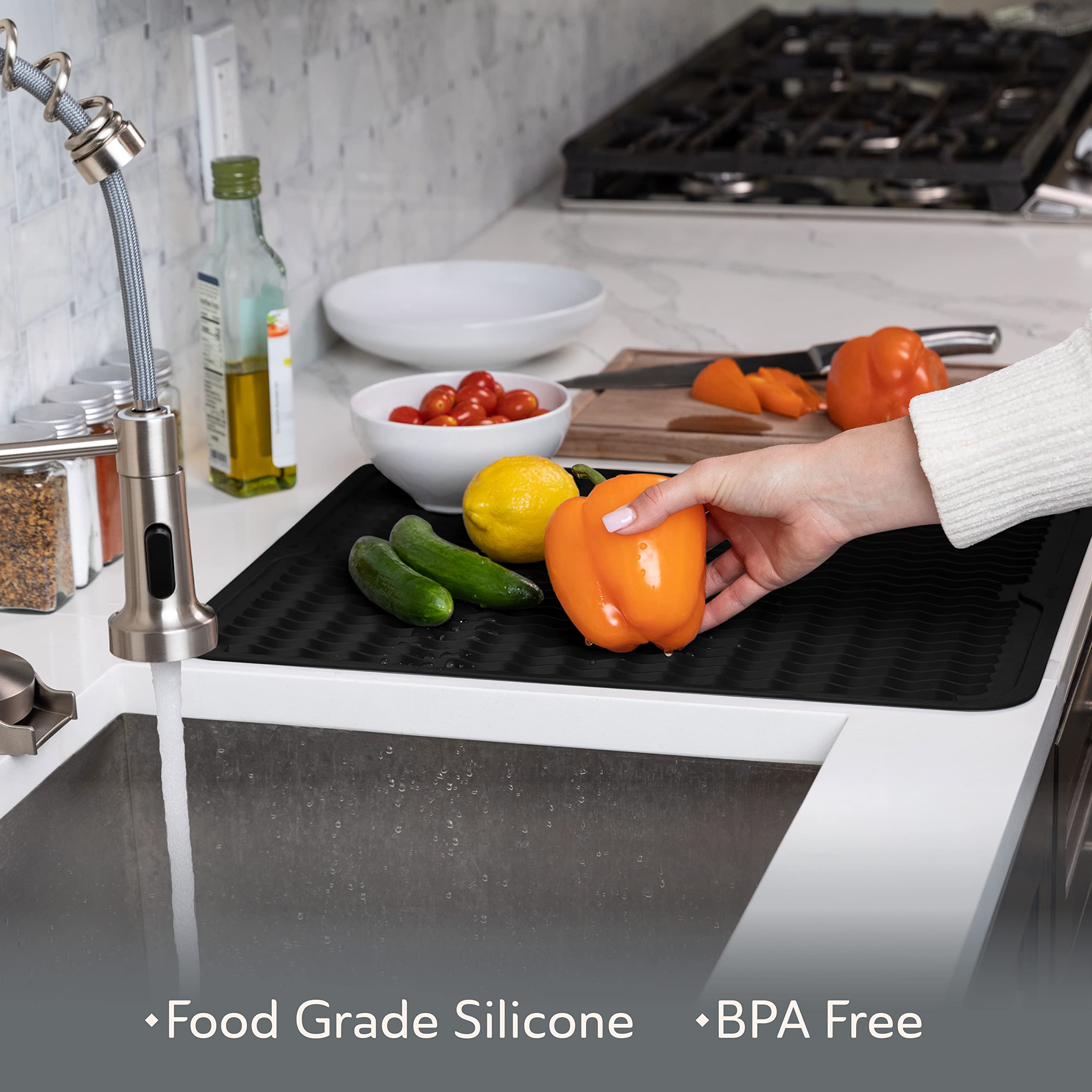Versatile Silicone Countertop Drying Mat