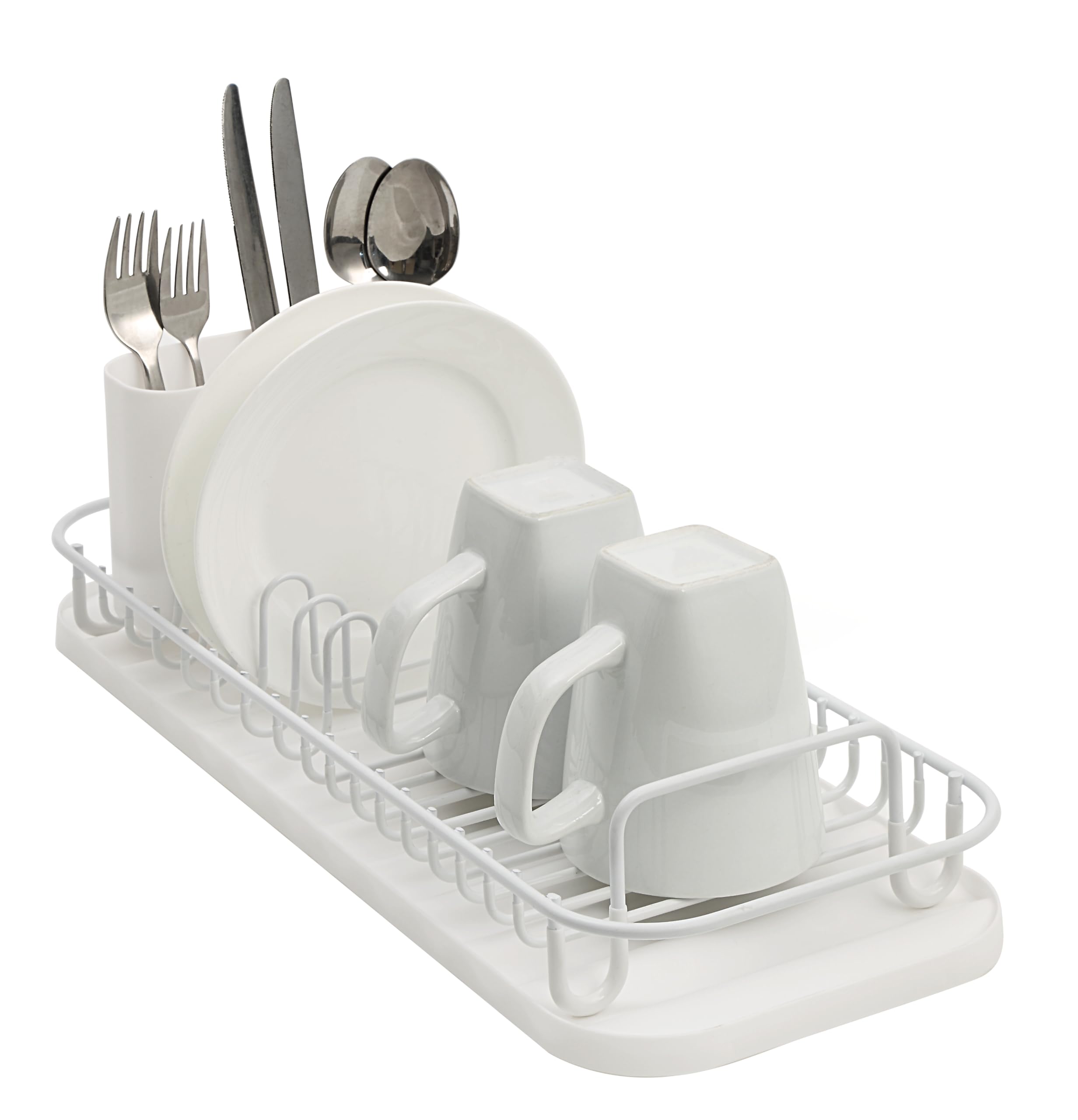 Stainless Steel Dish Rack with Silicone Mat