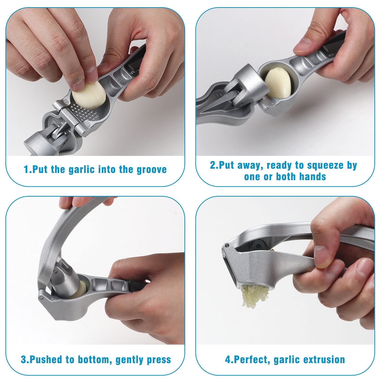 Effortless Garlic & Ginger Press