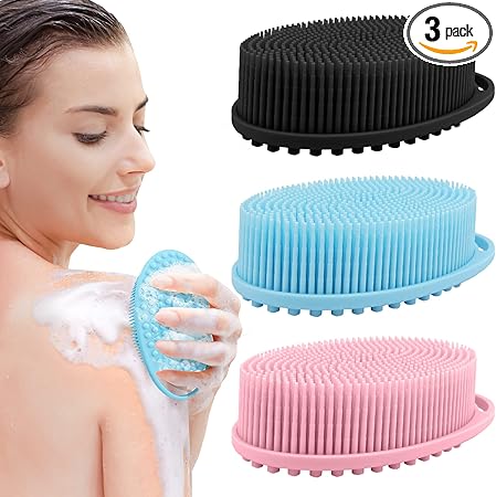 Dual-Sided Silicone Exfoliating Scrubber