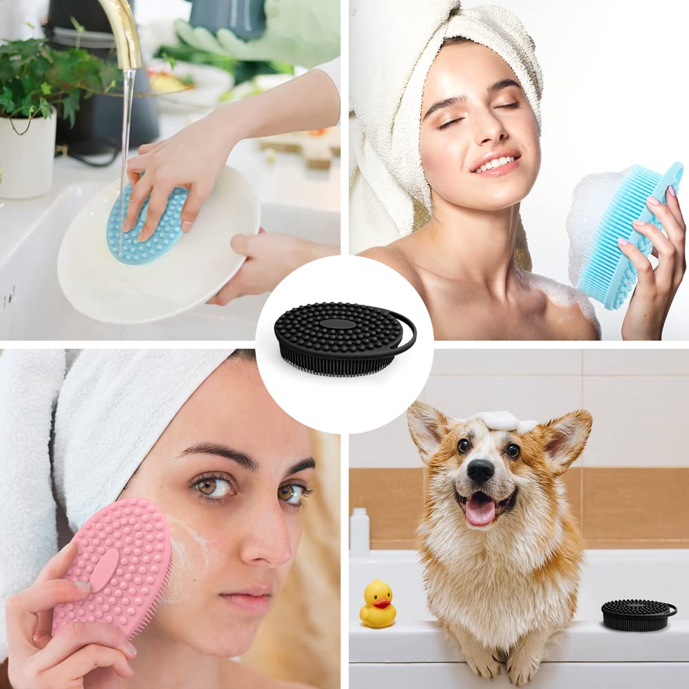 Dual-Sided Silicone Exfoliating Scrubber